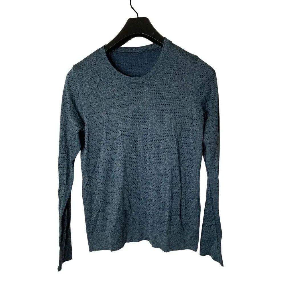 Lululemon women's long sleeve shirt top gym athletic